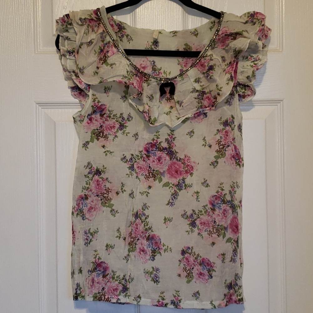 Dainty Floral Blouse